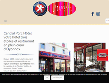 Tablet Screenshot of central-parc-hotel.net